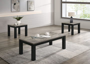 Theo - 3 Piece Cocktail Set - Concrete / Black