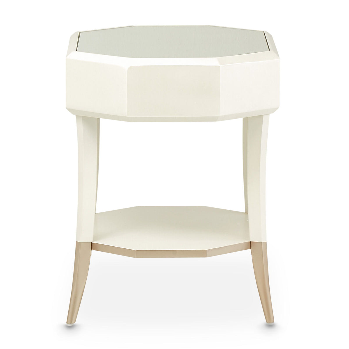 La Rachelle - Octagonal End Table - Champagne