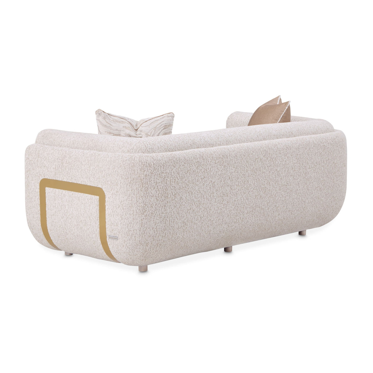 Savannah Breeze - Loveseat - Cashmere / Gold