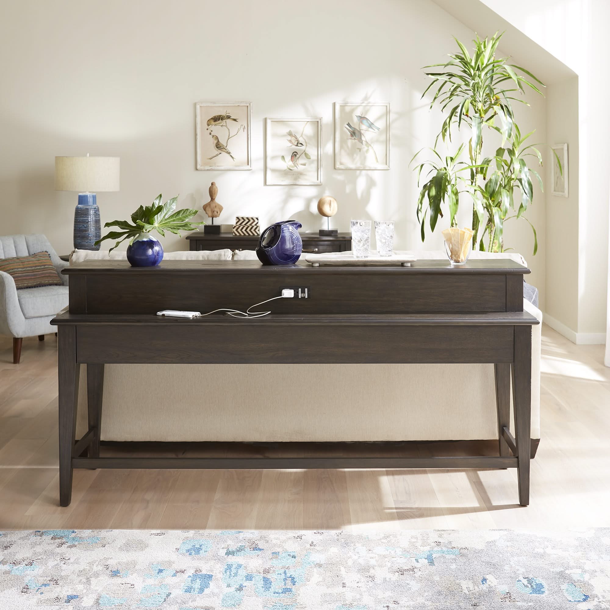 Mill Creek - Console Bar Table - Peppercorn