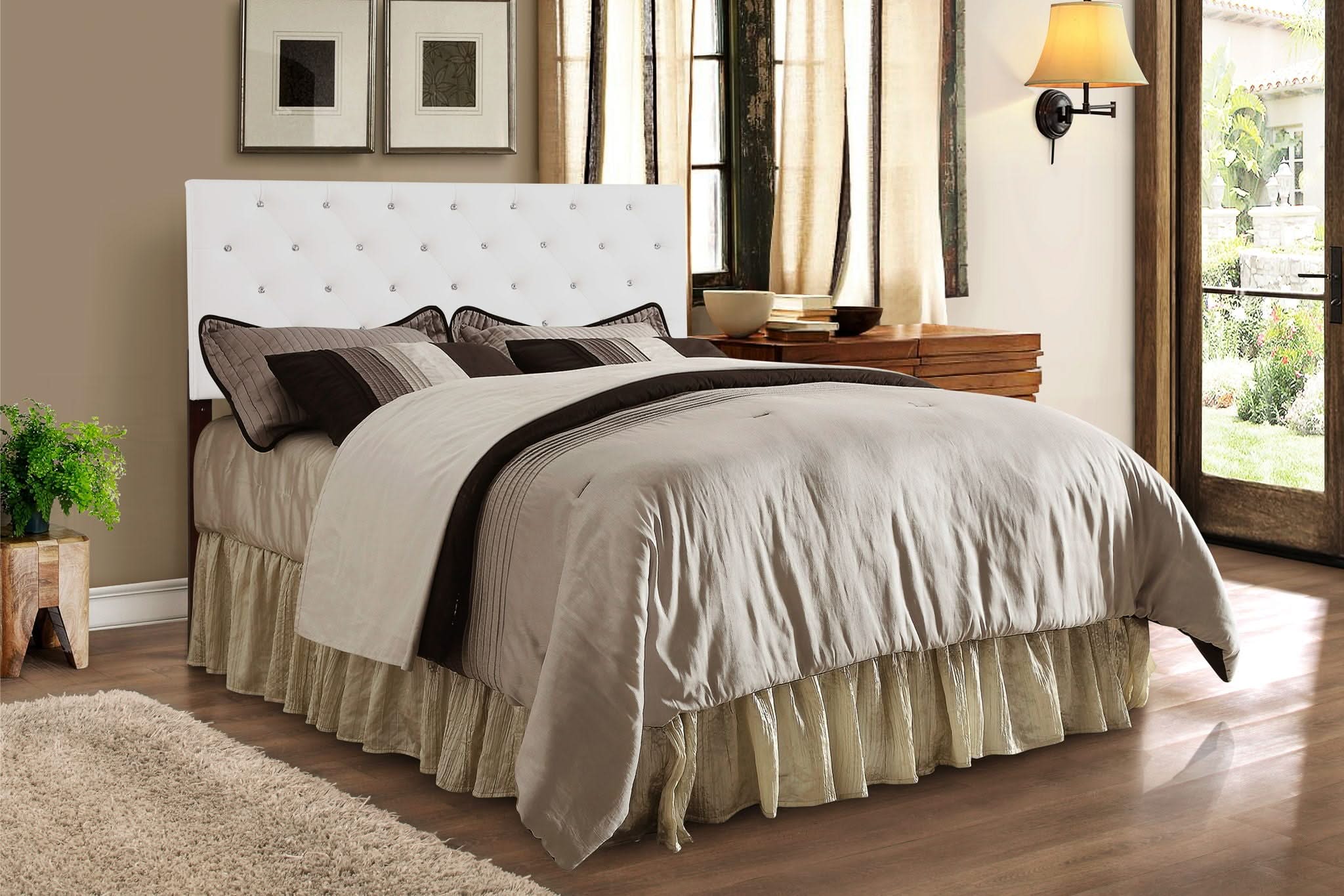 Panel Headboard & Button Tufting