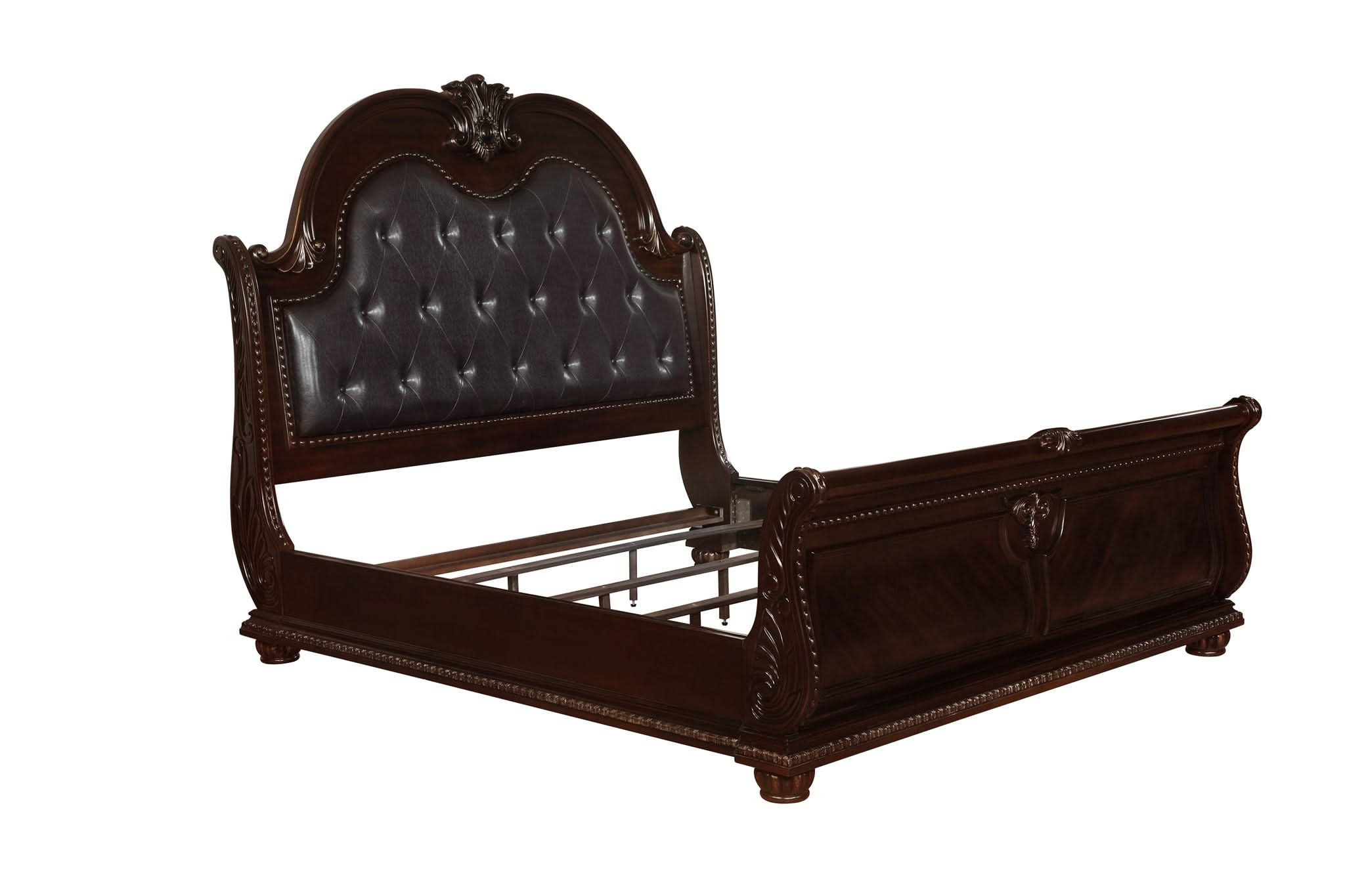 Stanley - King 5 Piece Bedroom Set - Cherry