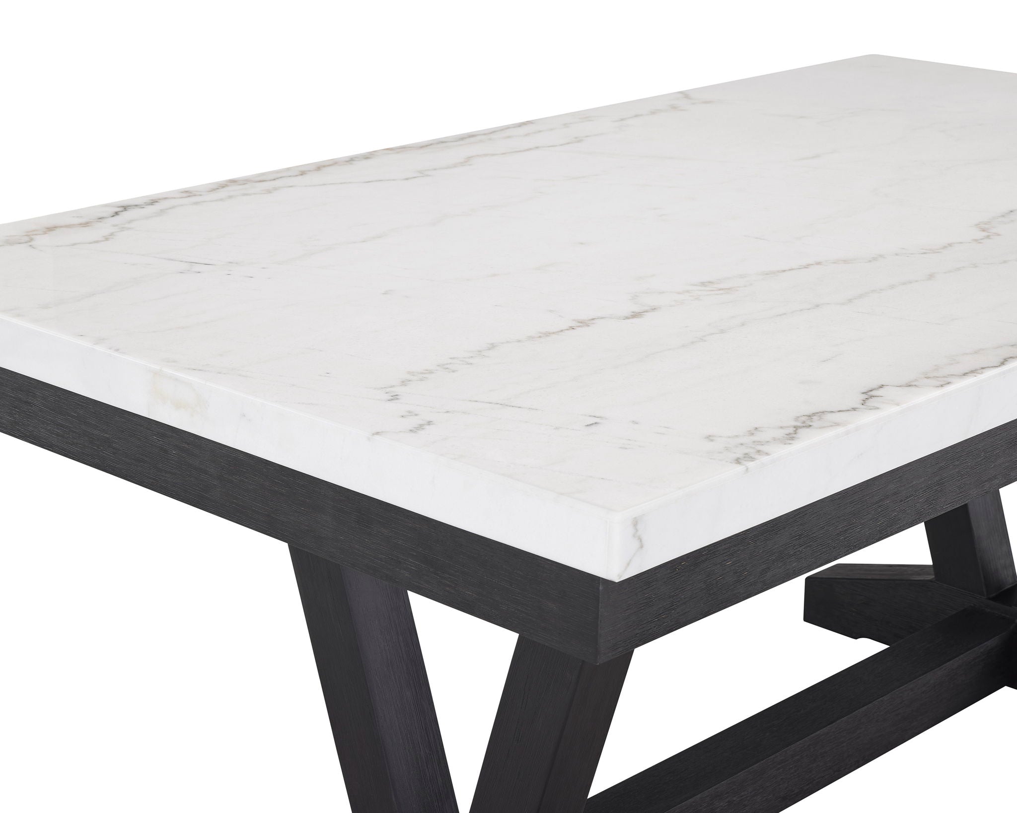 Varley - 5 Piece Rectangular Dining Room Set - White / Gray