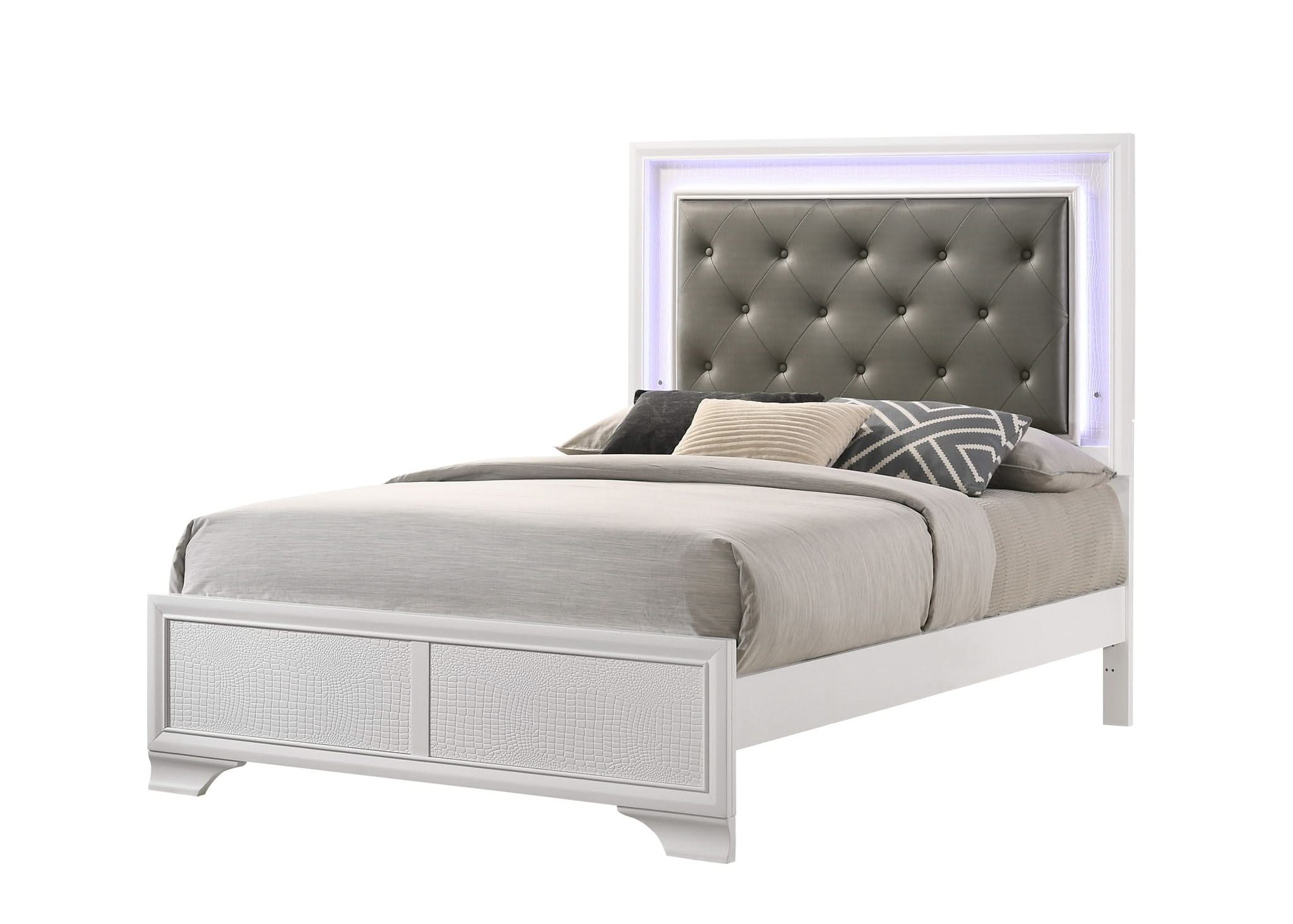 Lyssa - Twin 5 Piece Bedroom Set - White
