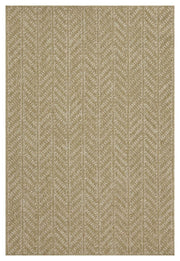 Earth - 5'3" X 7'3" Indoor, Outdoor Area Rug - Natural / White