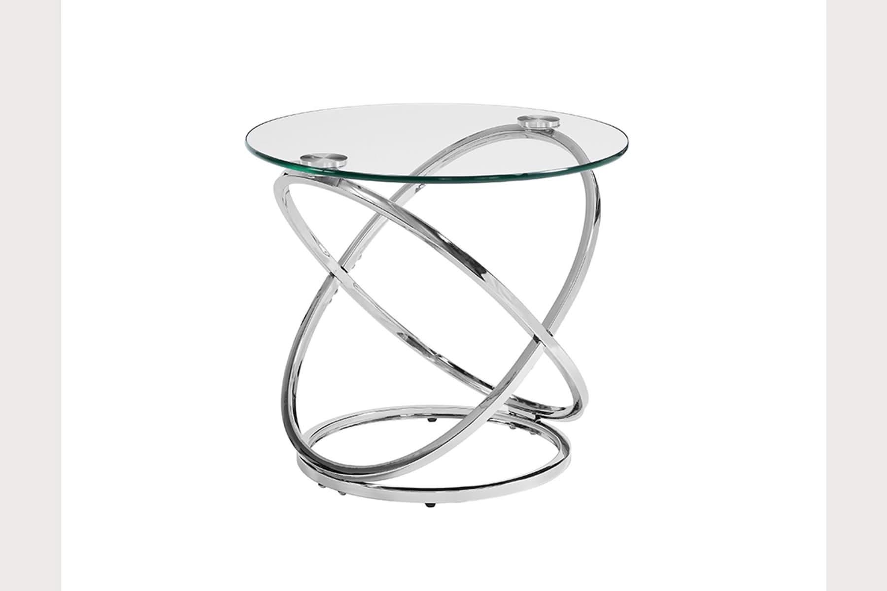 Cocktail Table Set - Chrome