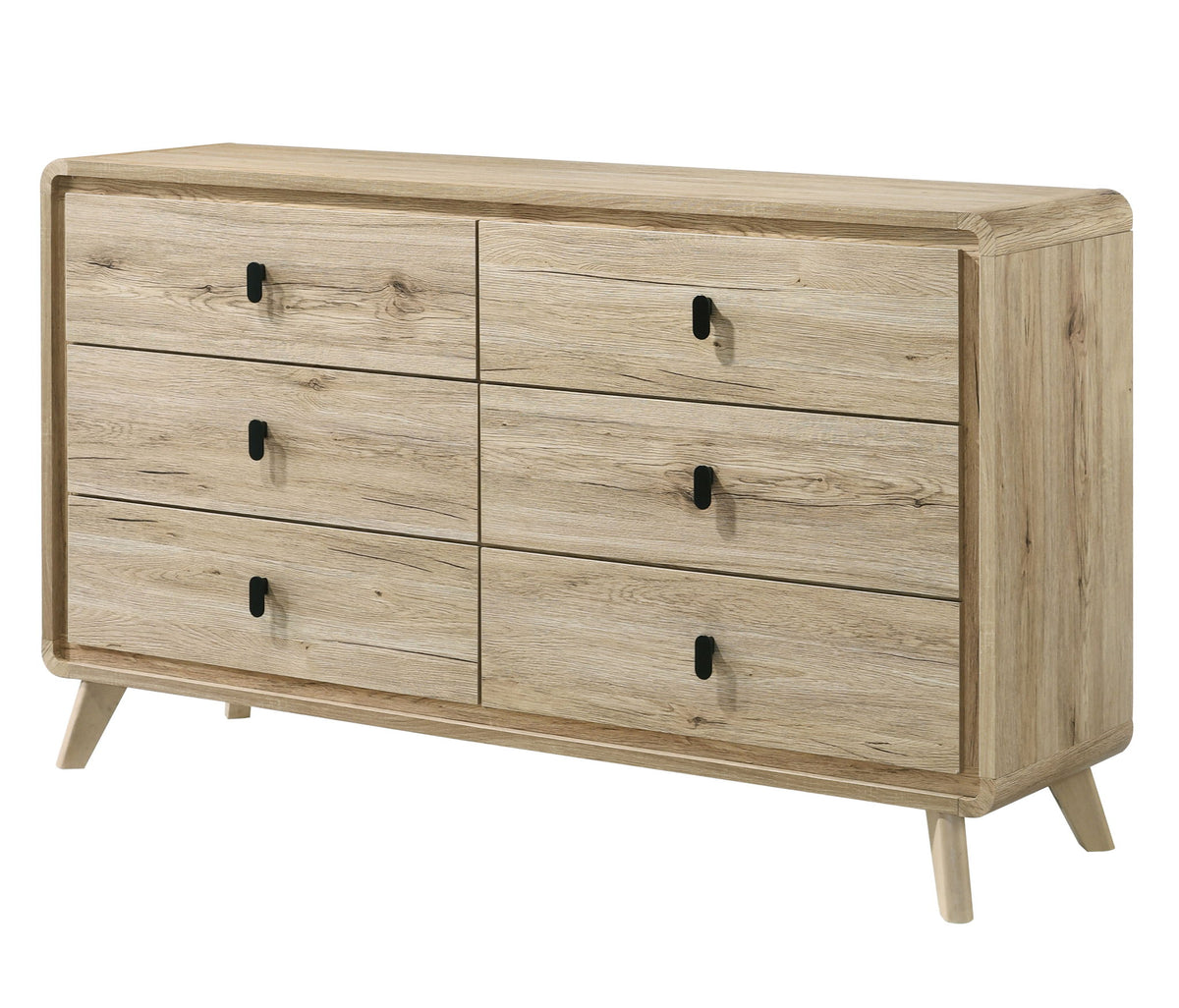 Dawson - Queen 4 Piece Bedroom Set - Light Brown