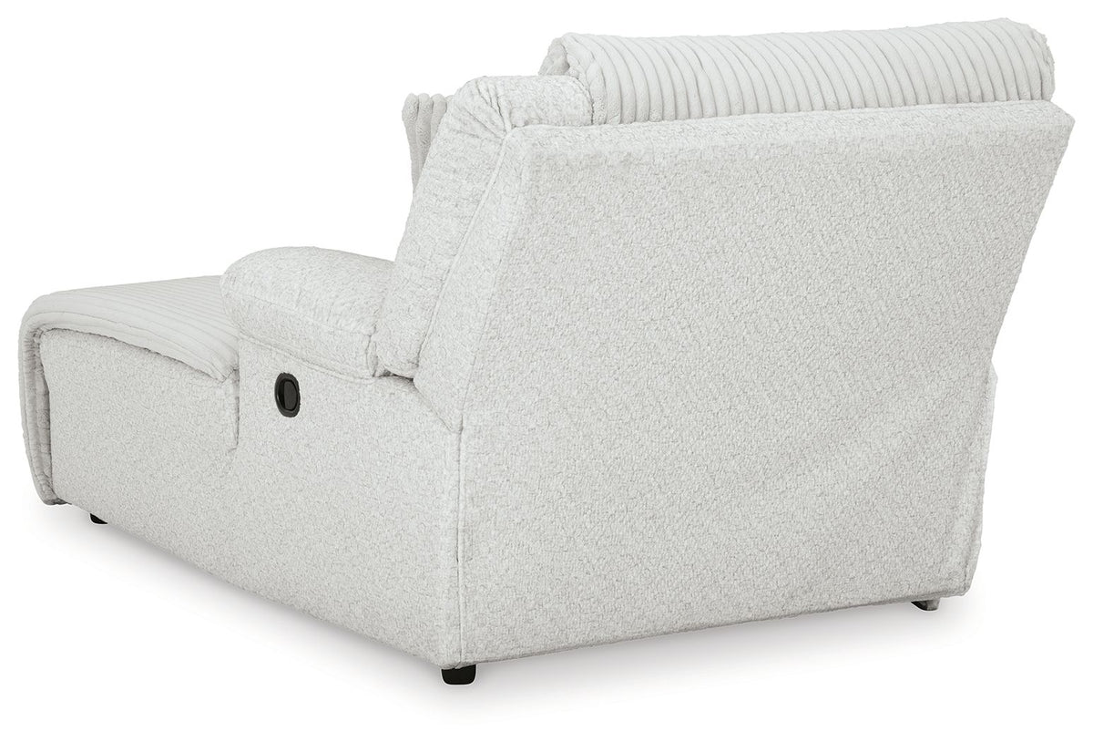 Top Tier - Raf Press Back Chaise - Alloy