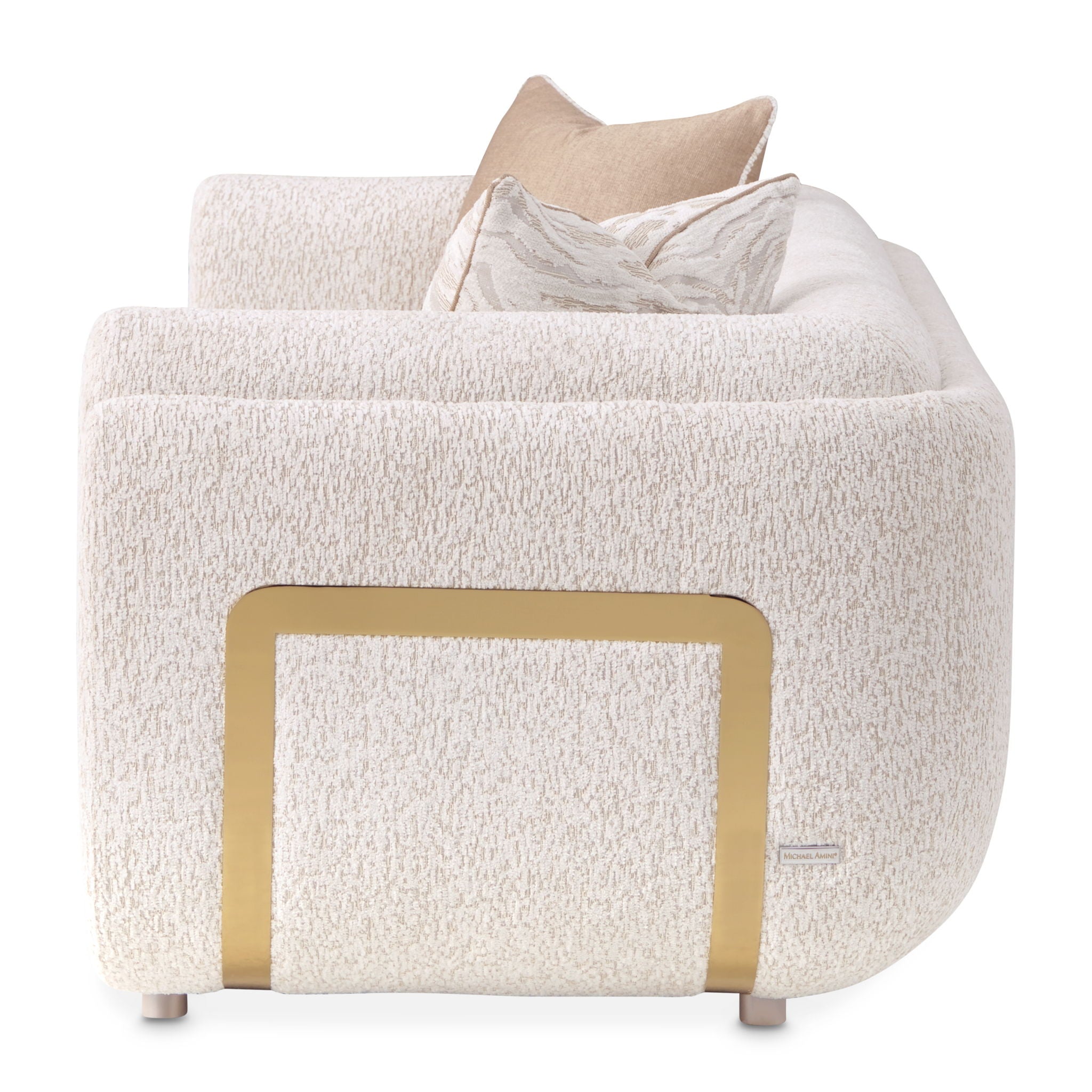 Savannah Breeze - Loveseat - Cashmere / Gold