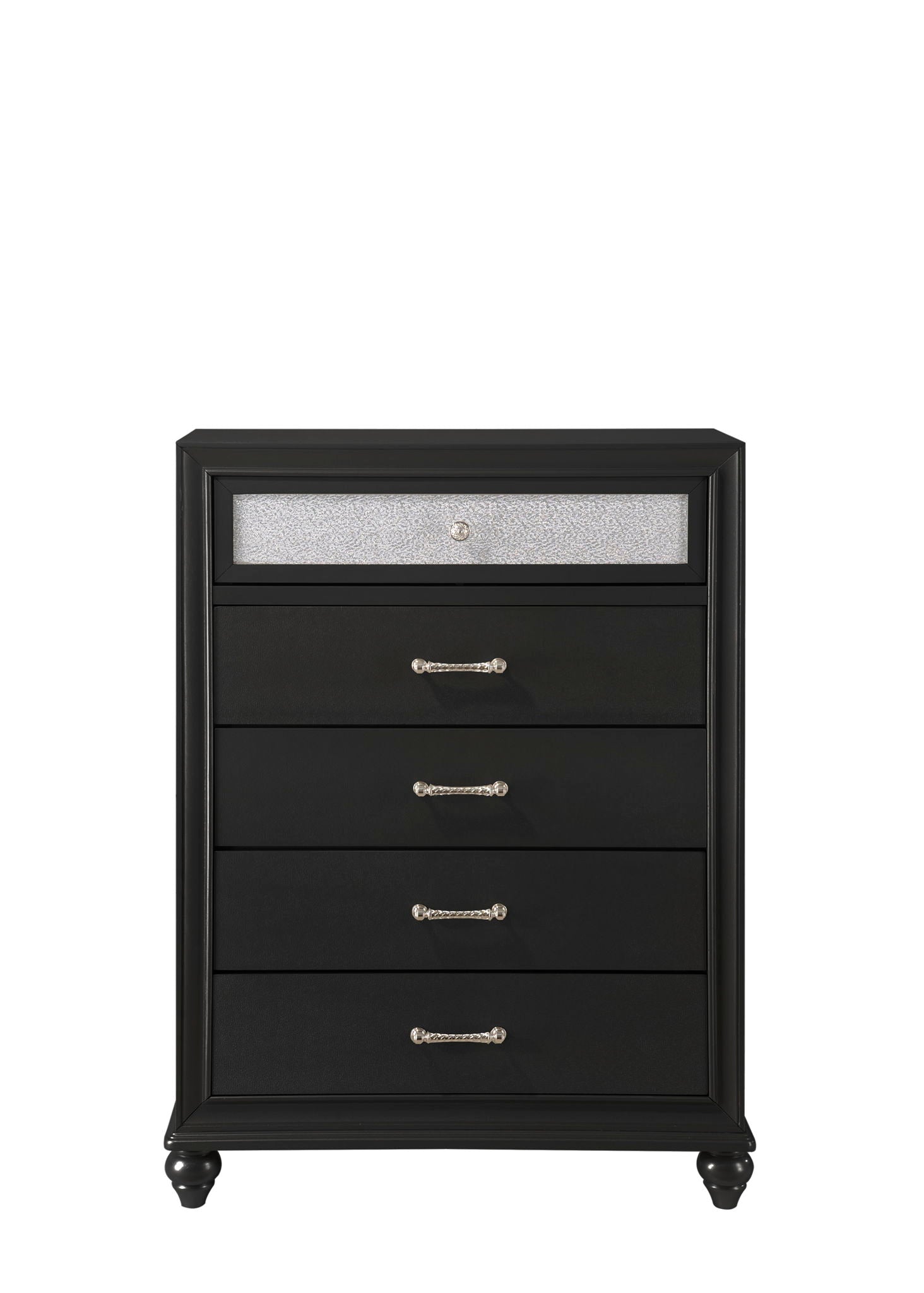 Lila - Queen 5 Piece Bedroom Set - Black