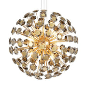 Michael Amini Lighting - Pendant 18 Light-Round Crystal Chandelier - Gold