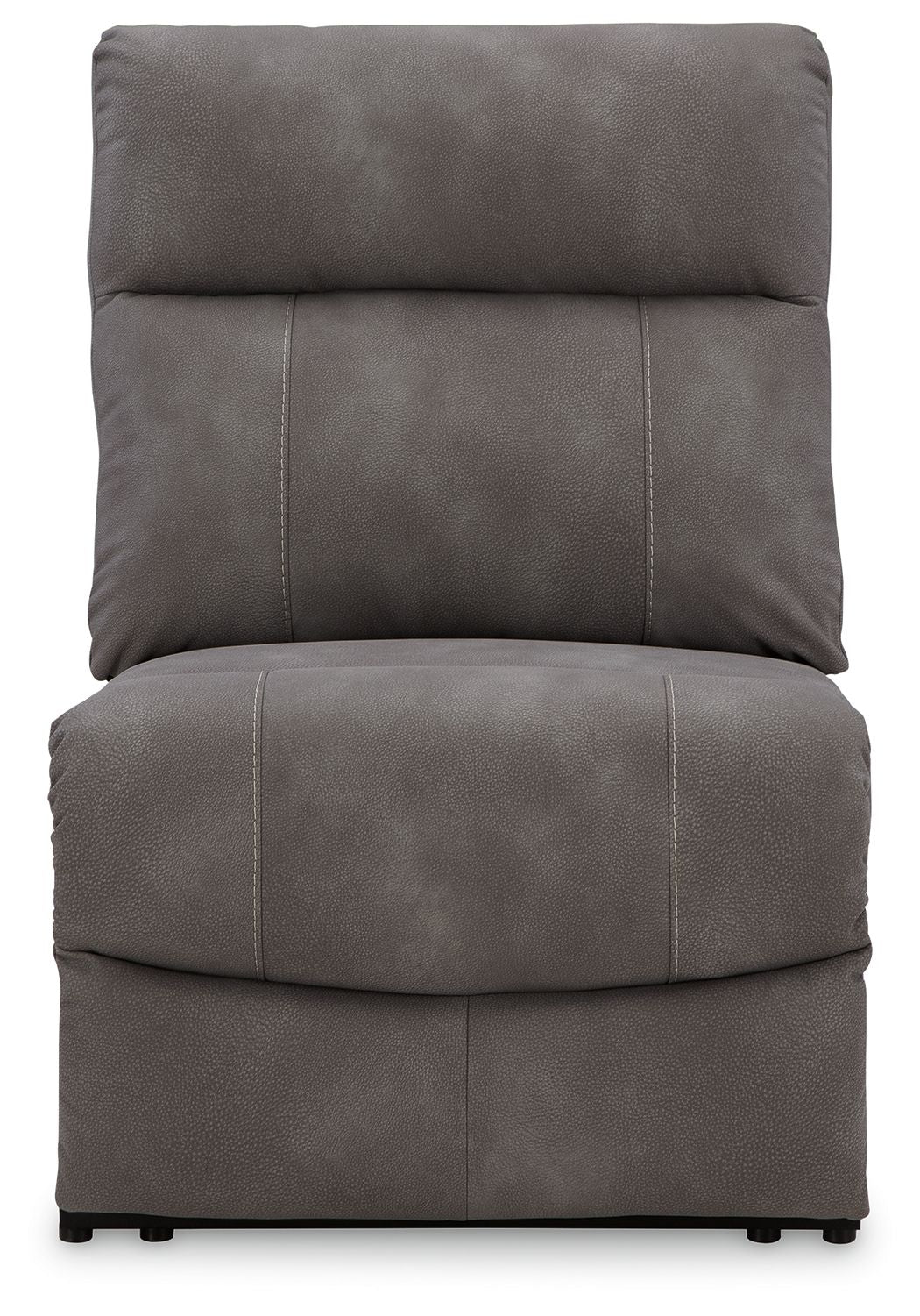 Next-Gen Durapella - Power Armless Recliner With Adj Headrest - Slate