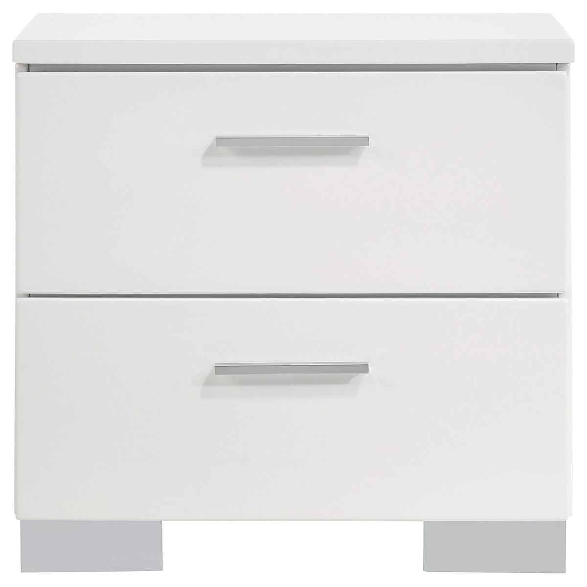 Felicity 4-piece California King Bedroom Set White Gloss