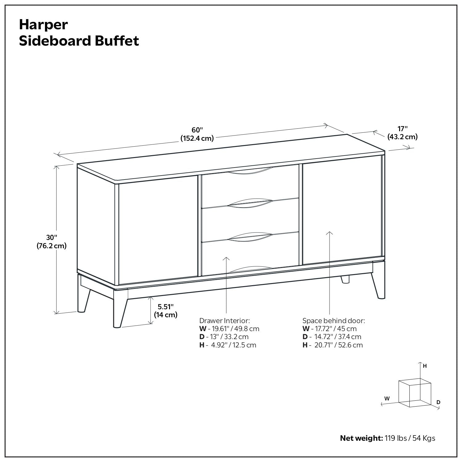 Harper - Sideboard Buffet