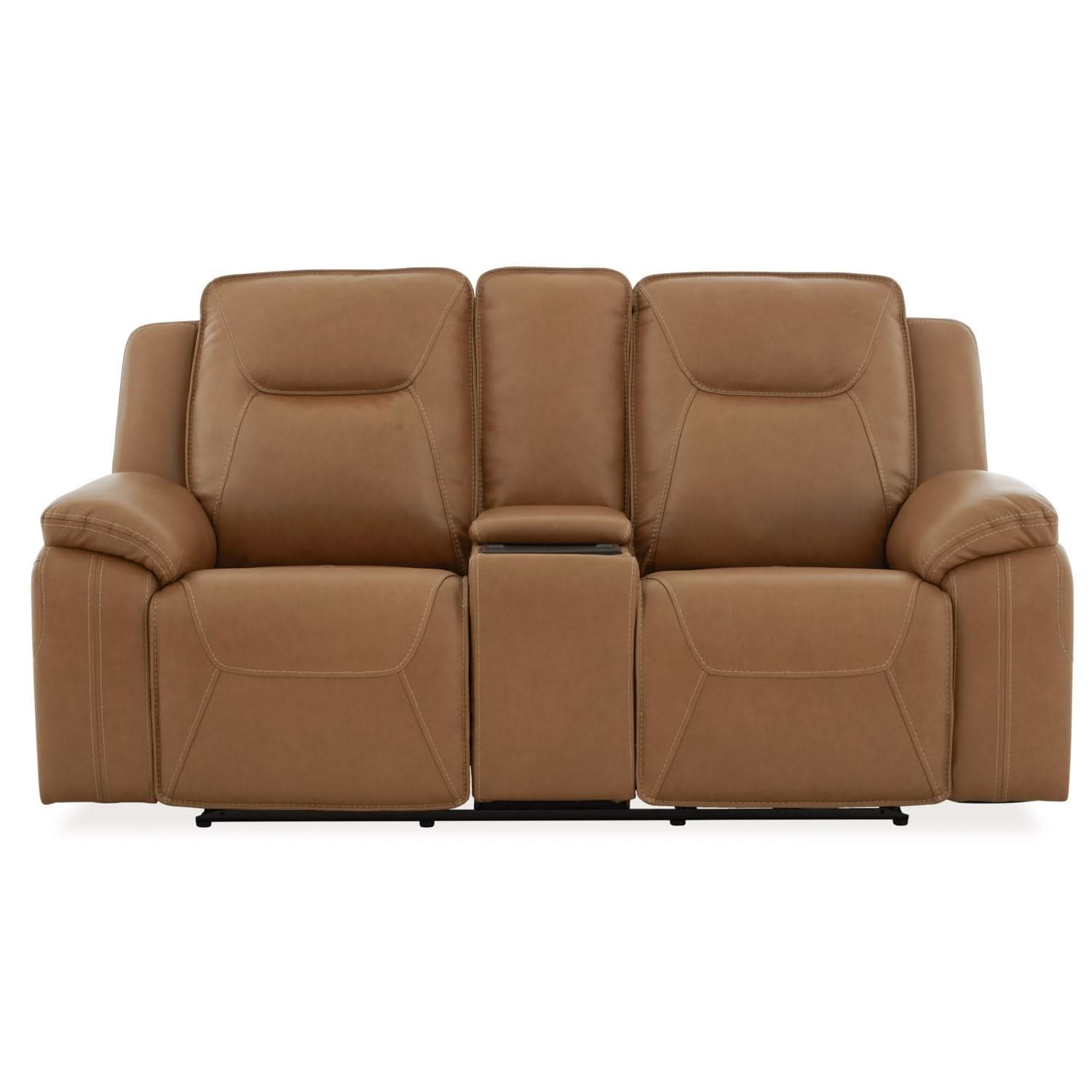 Callihan - Loveseat With Console P3 & ZW - York Butternut