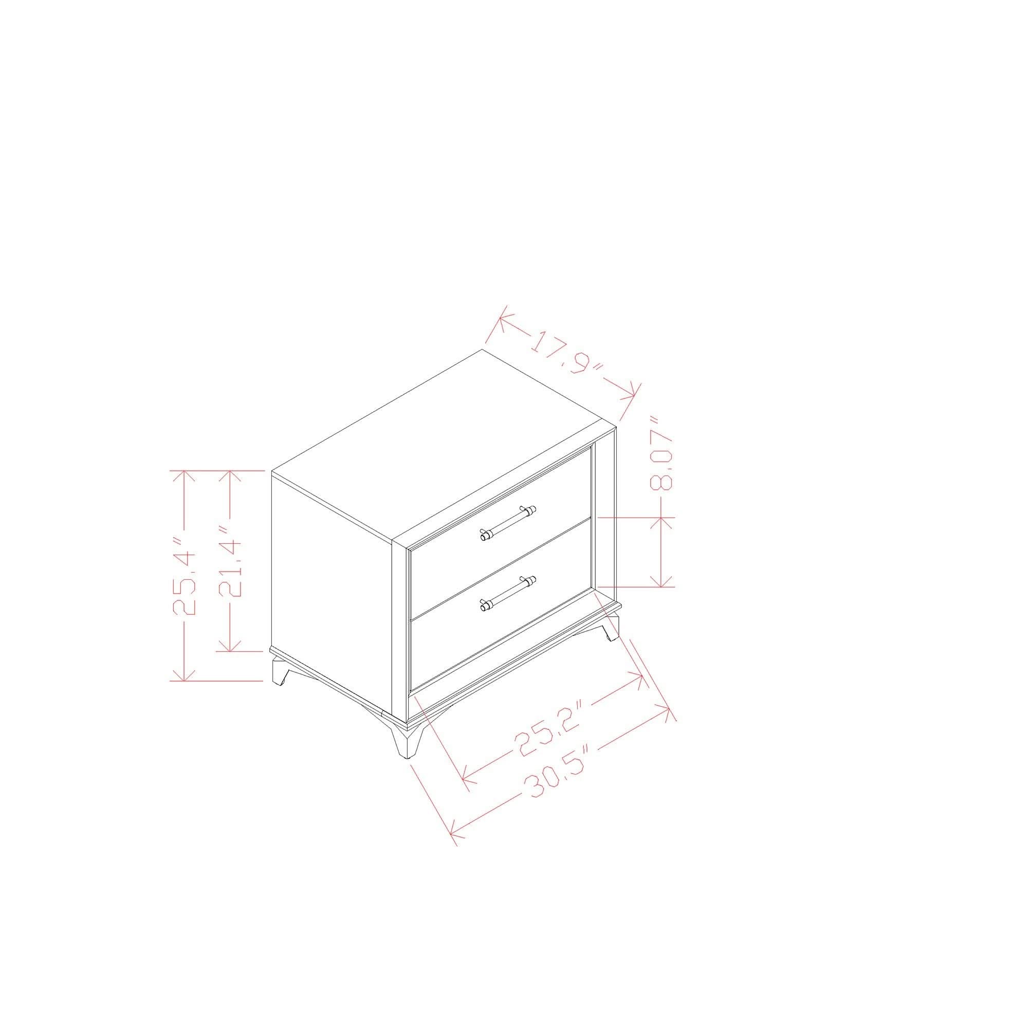 Star - Nightstand - White