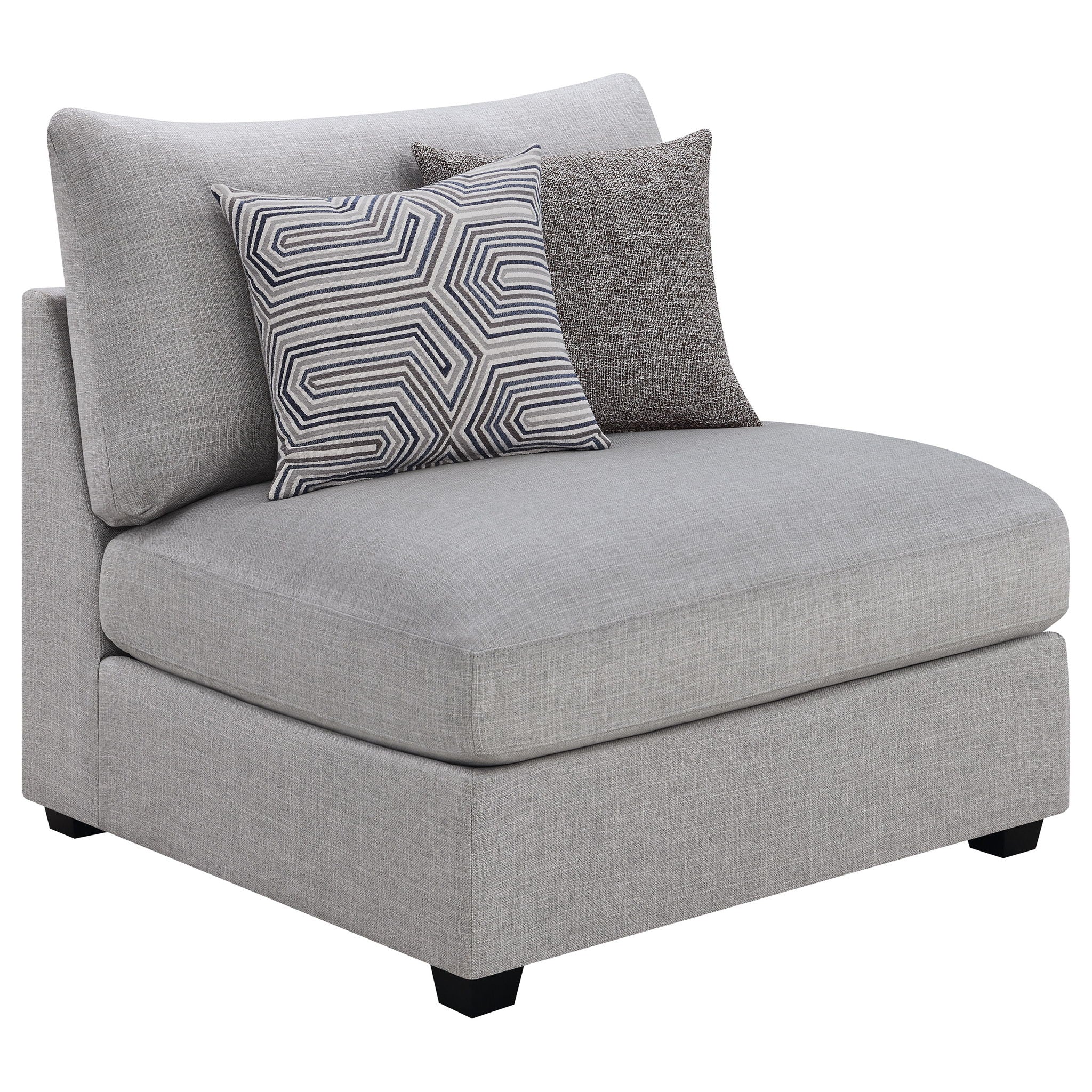 Cambria 6-piece Upholstered Modular Sectional Sofa Grey