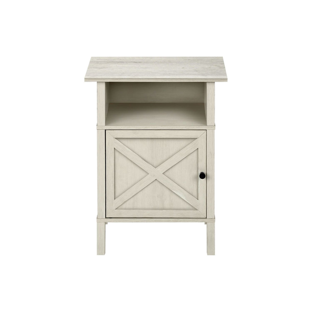 Transitional Accent Table With Storage