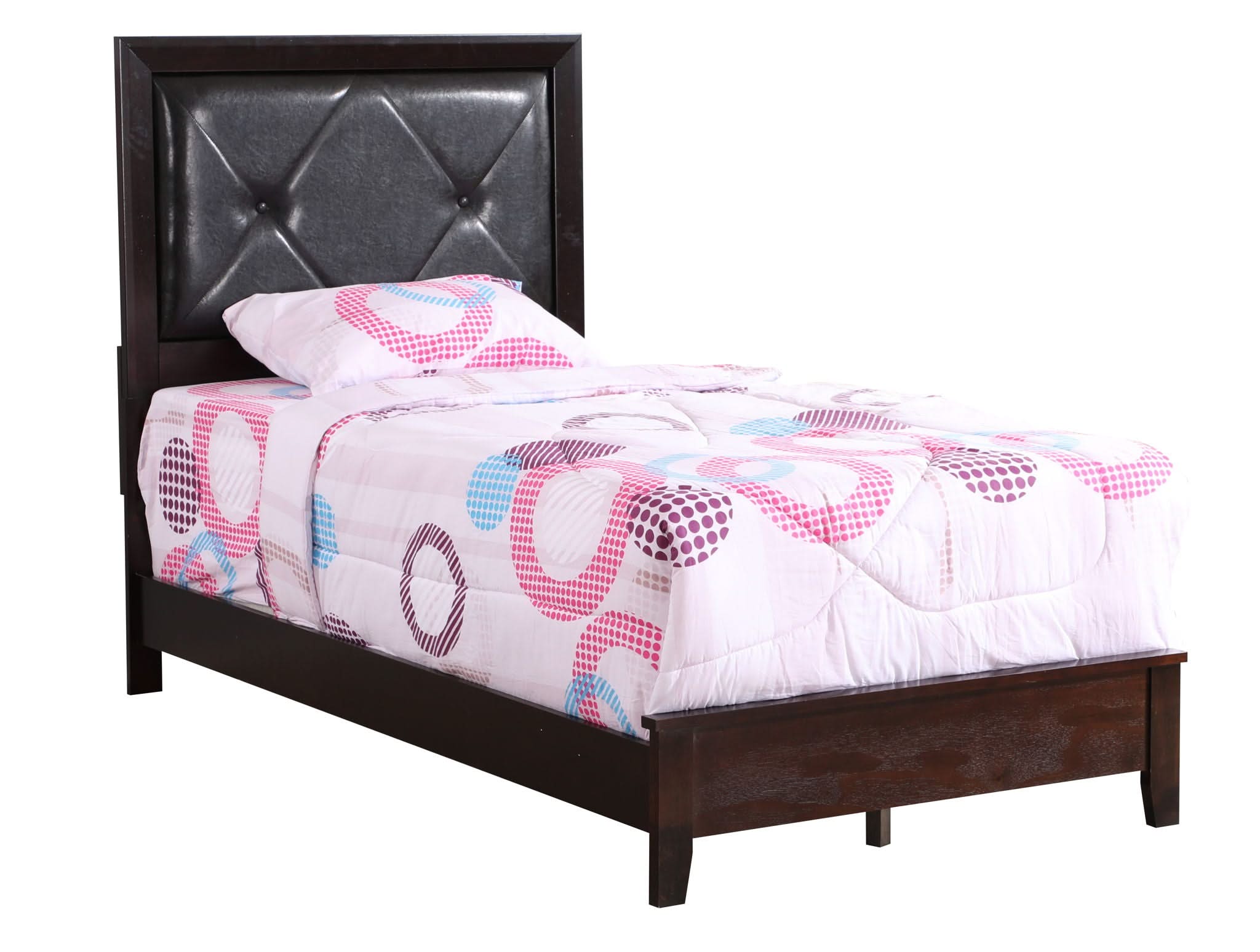 Padded Headboard Bed