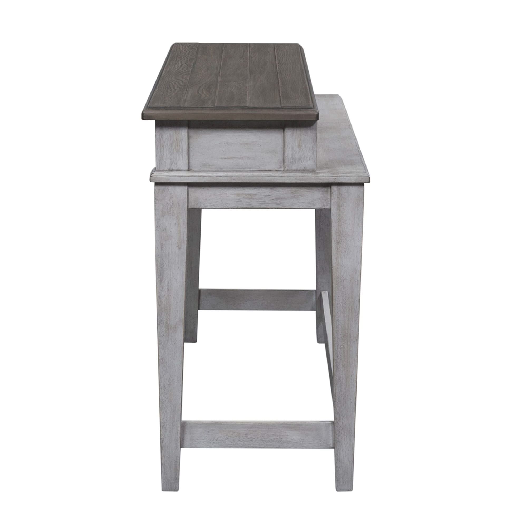 Heartland - 4 Piece Dining Room Set - Antique White / Tobacco Tops