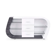 Anne - Buffet - White / Gray