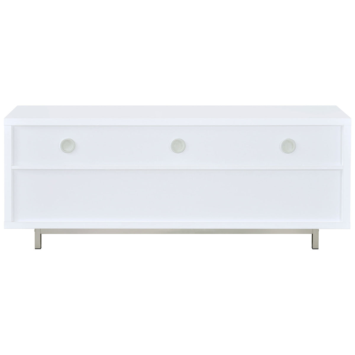 Casey 2-drawer Engineered Wood 60-inch TV Stand White