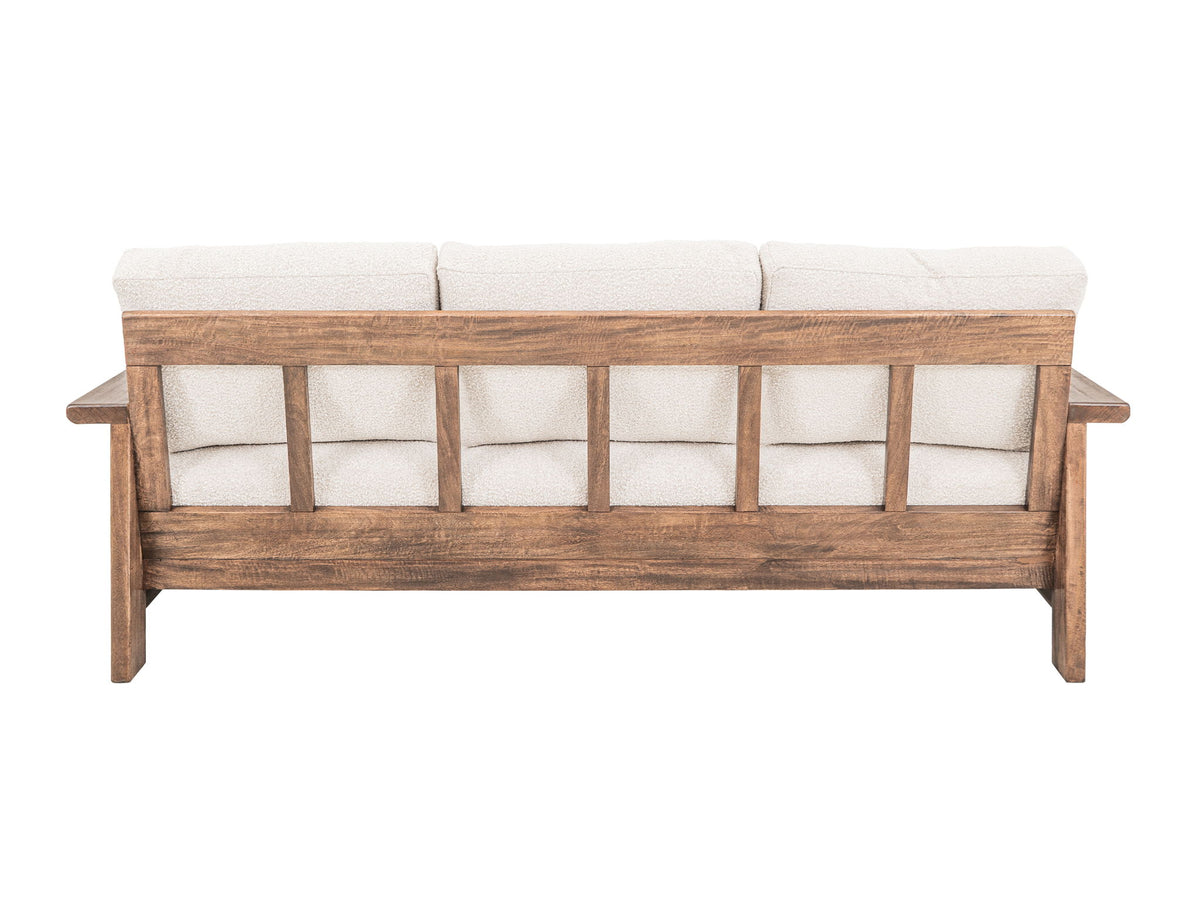 Duna - Sofa - White / Light Brown