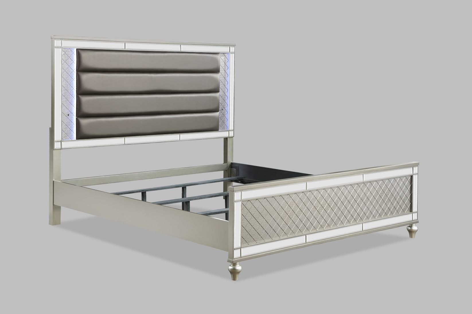 Cristian - King 5 Piece Bedroom Set - Champagne