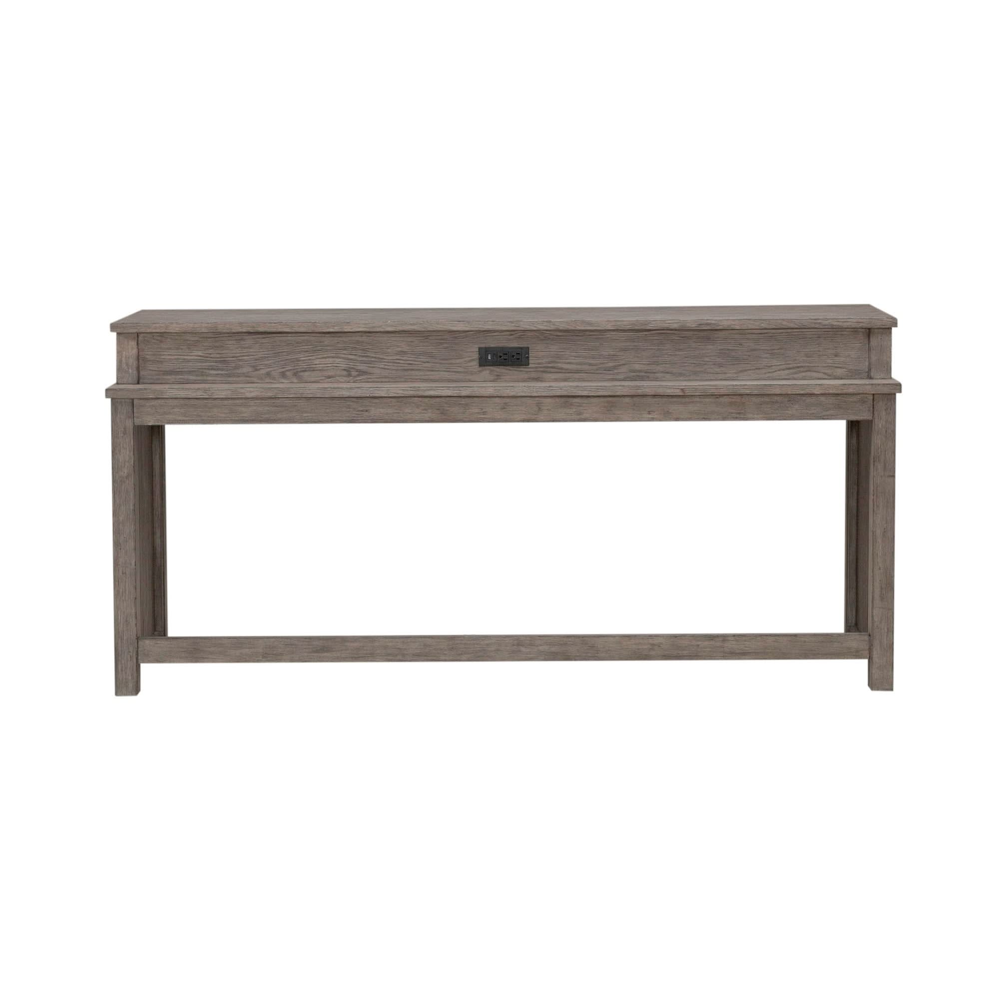 Skyview Lodge - Console Bar Table - Cobblestone