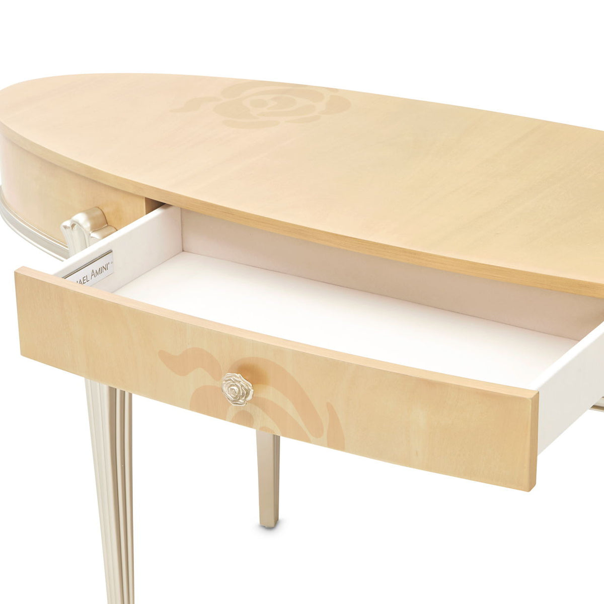Camellia Field - Wood Vanity Desk