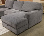 Stringer - RAF Corner Chaise With Storage - Slate