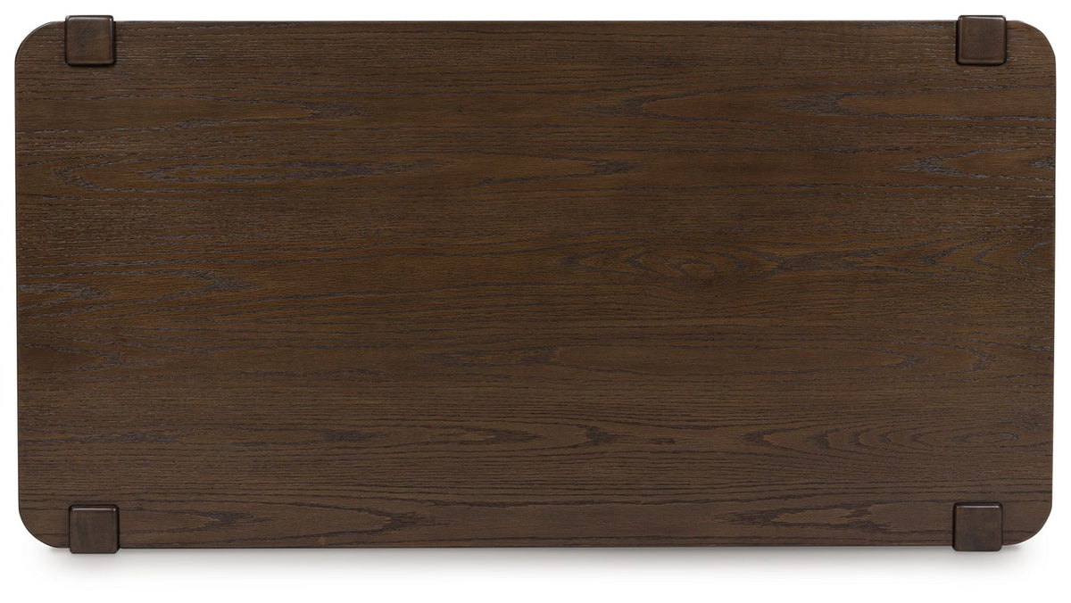 Breckington - Rectangle Cocktail Table - Dark Brown