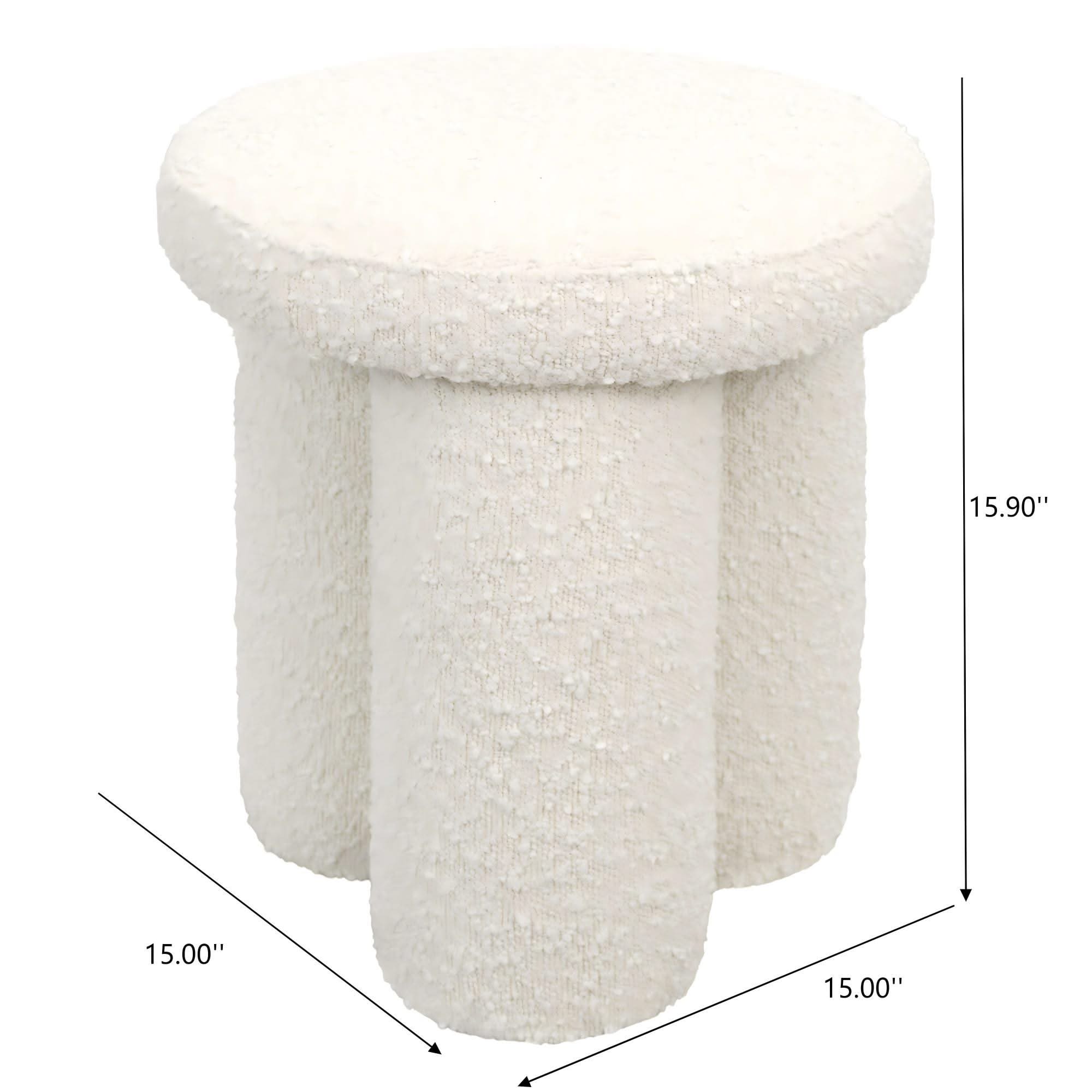 Wesley - Stool - Ivory