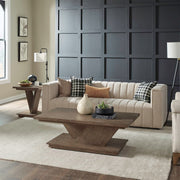 Aspen Sky - 3 Piece Table Set - Weathered Saddle Brown