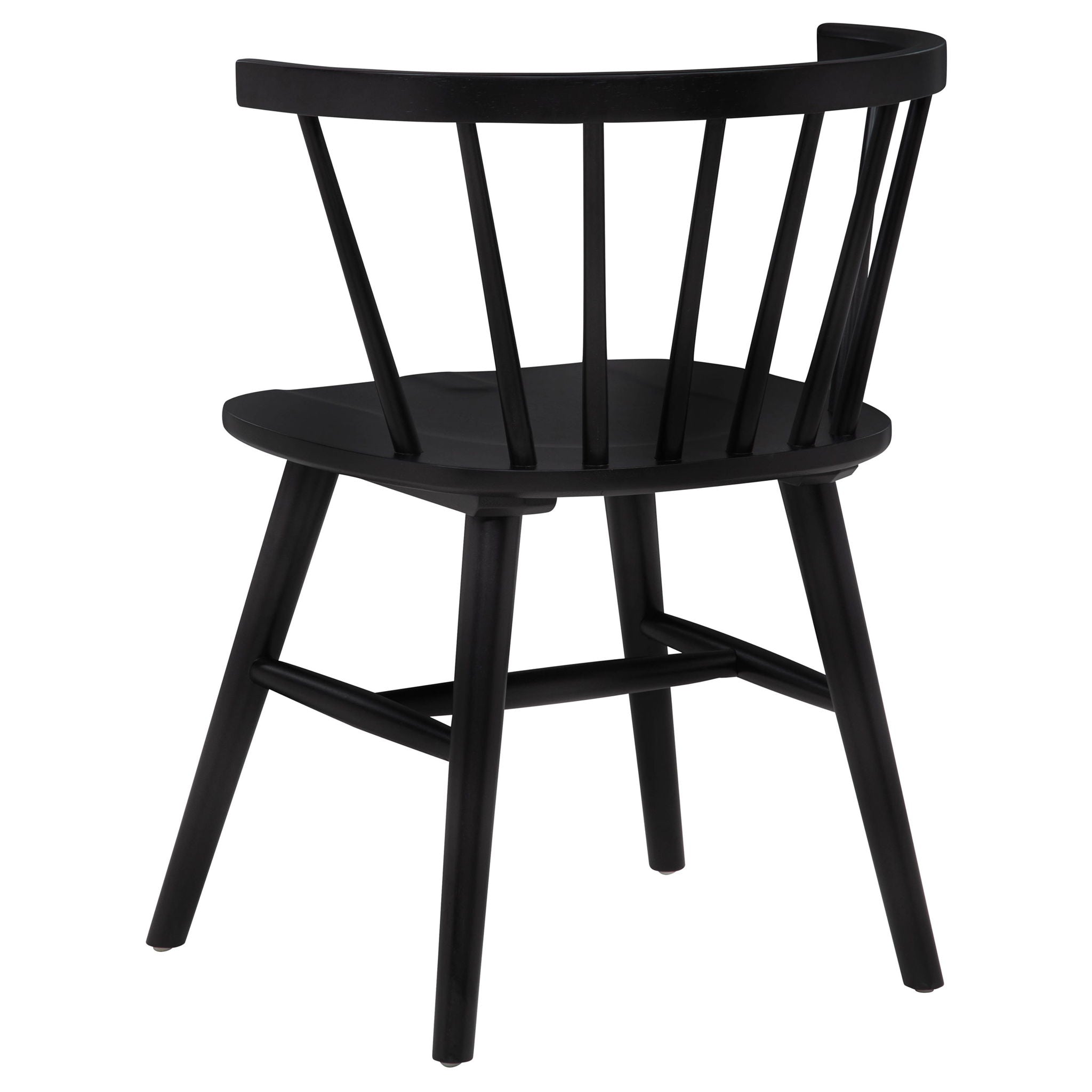 Hamlyn 5-piece Round Wood Dining Set Black