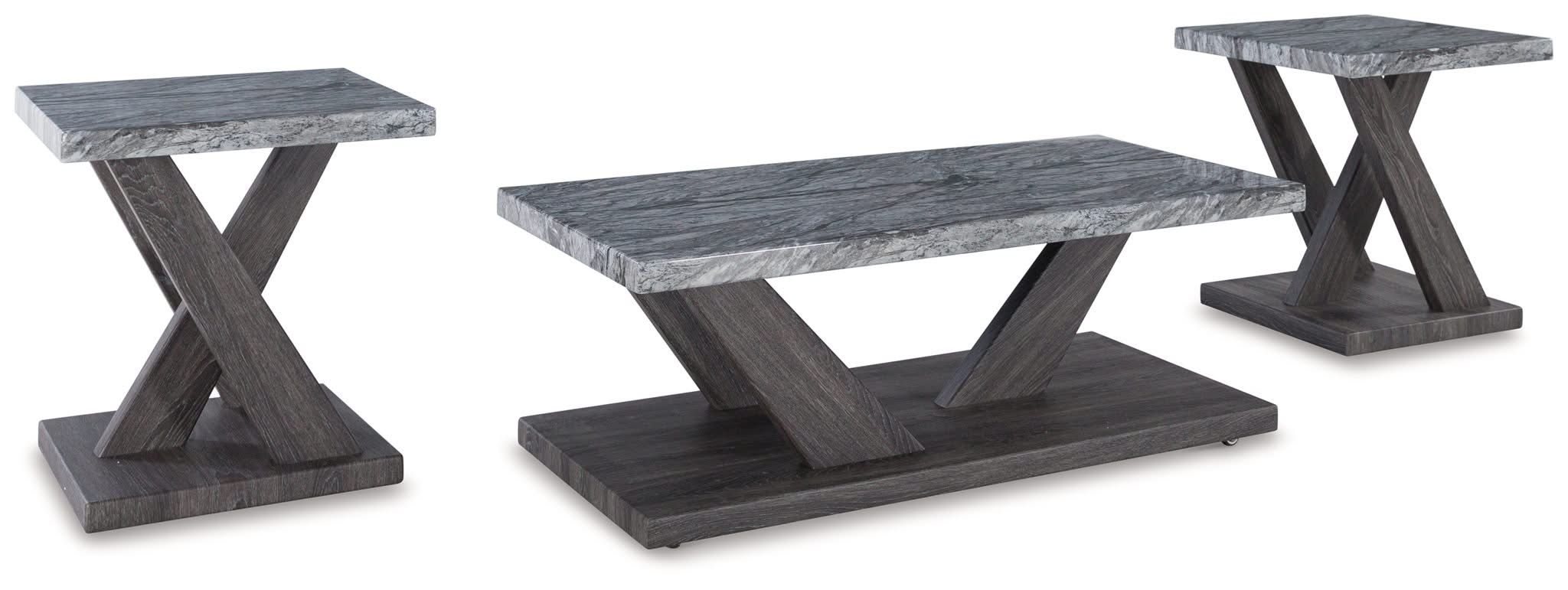 Bensonale - Occasional Table Set (Set of 3) - Brown / Gray