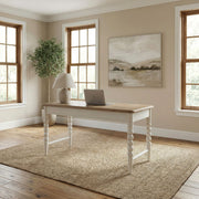 Turnberry Park - Writing Desk - Washed White & Toasted Oat