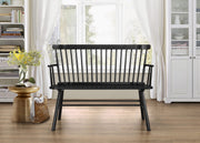 Jerimiah - Spindleback Bench - Black
