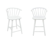 Janna - Counter Height Stool (Set of 2) - White