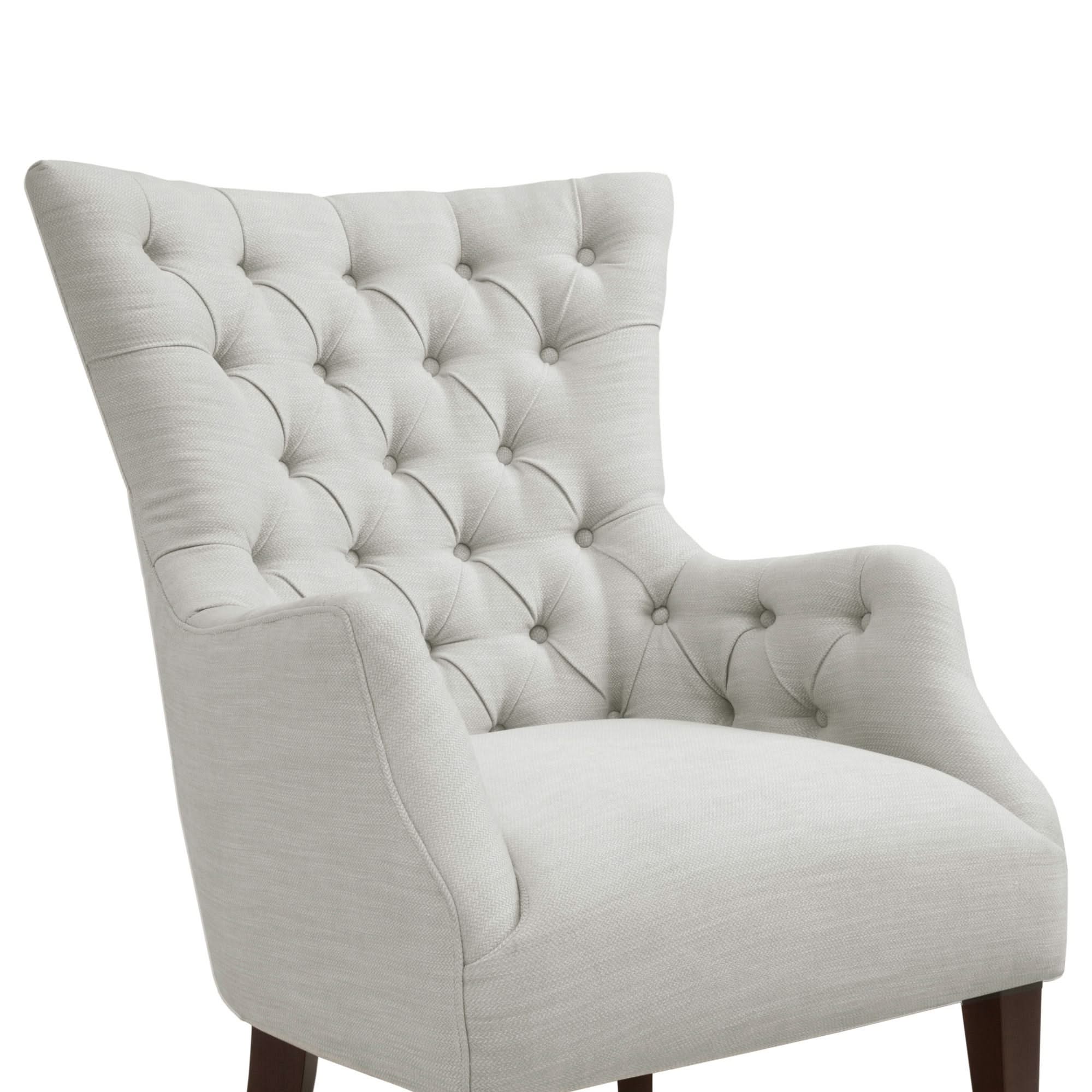 Hannah - Button Tufted Wing Chair