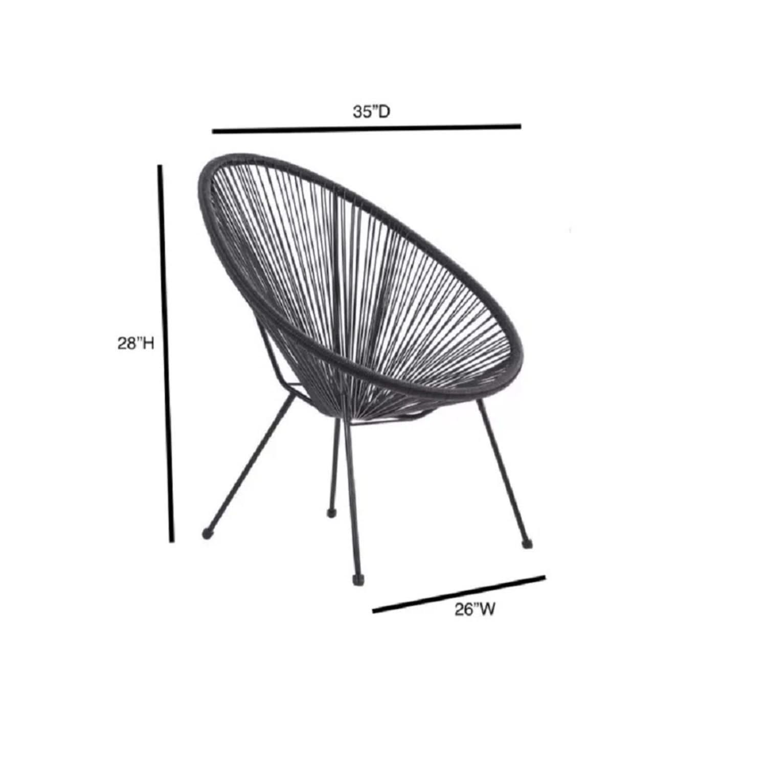 Outdoor Conversation Set With Ergonomic Lounge Chairs And Tempered Glass Table