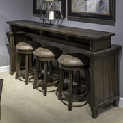 Paradise Valley - 4 Piece Living Room Set - Saddle Brown