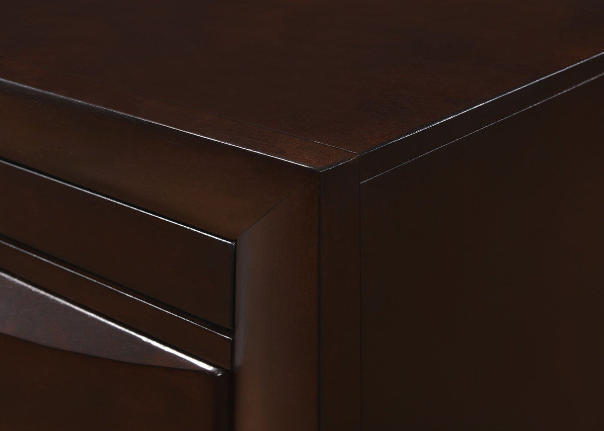 Emily - King 5 Piece Bedroom Set - Cherry