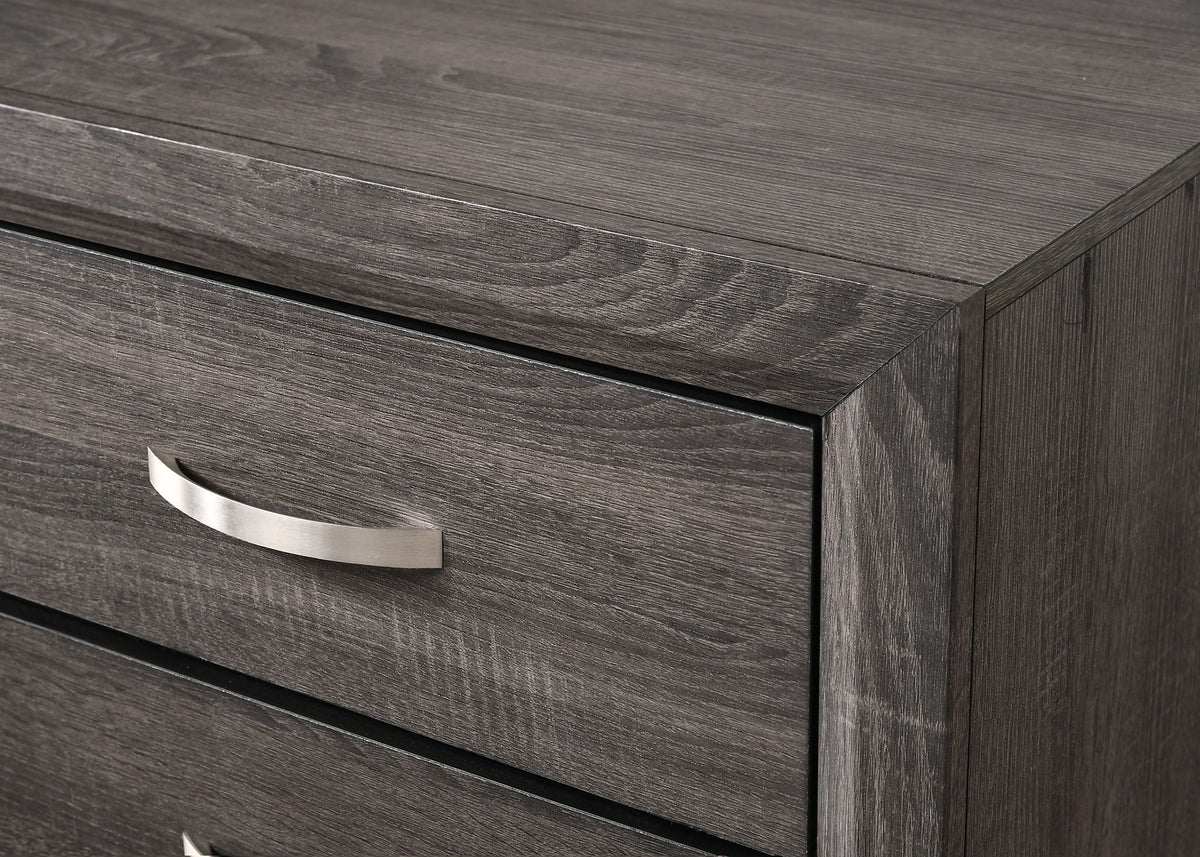 Akerson - California King 4 Piece Bedroom Set - Gray