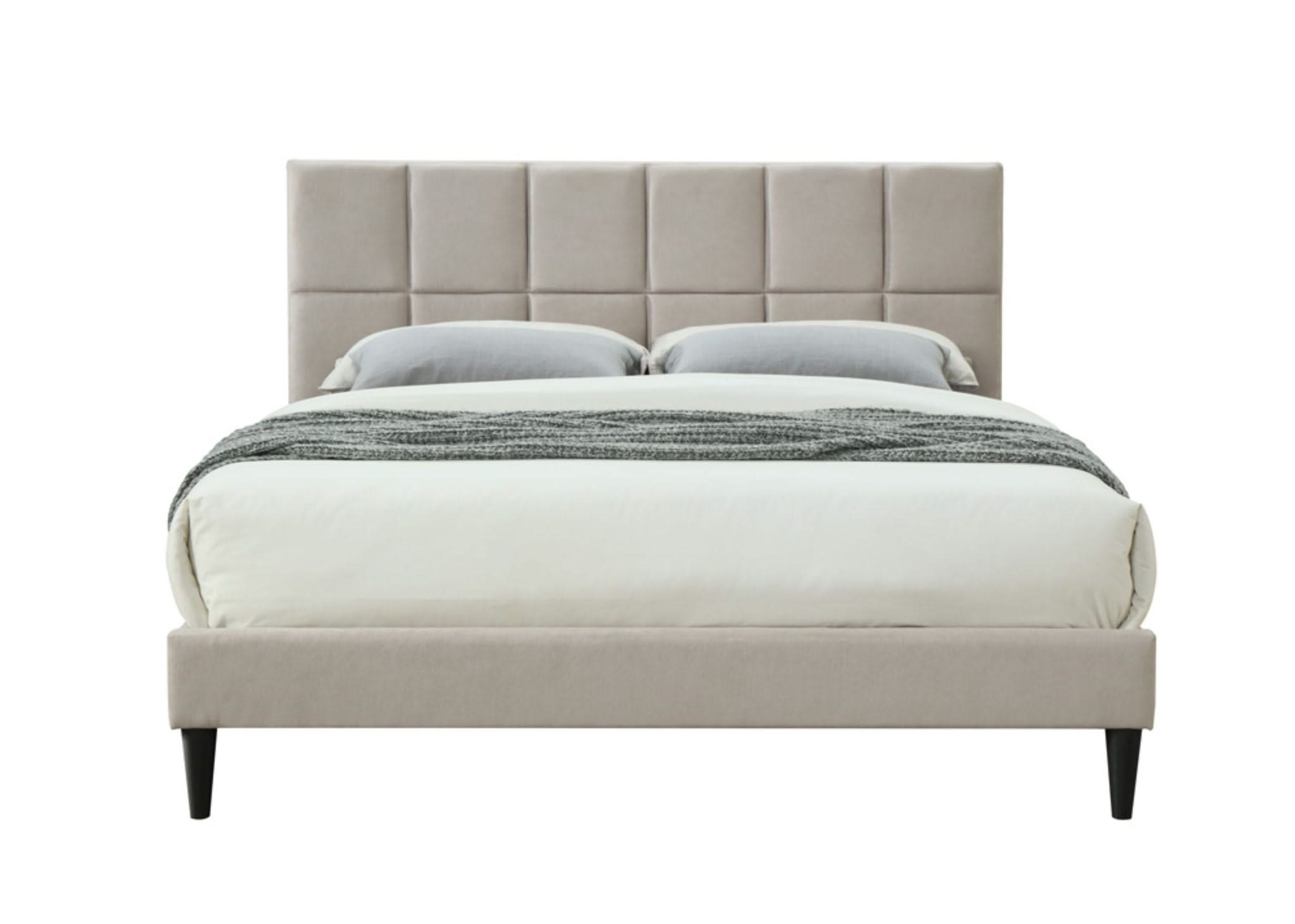 Full Sized Squares Bed With USB