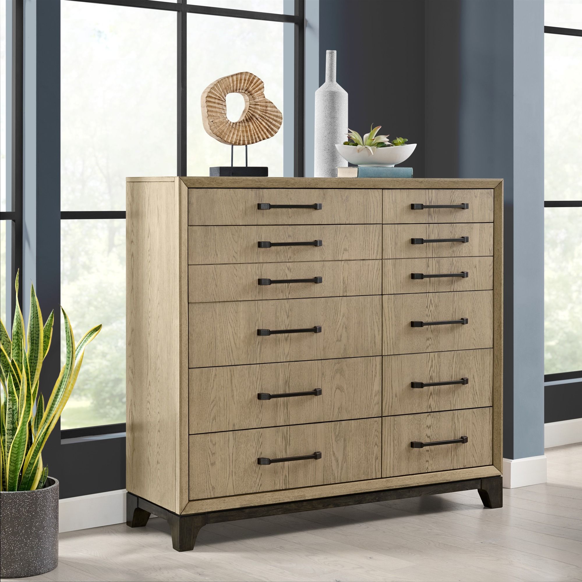 Master Chest, 10 Drawer Storage Furniture - Brown