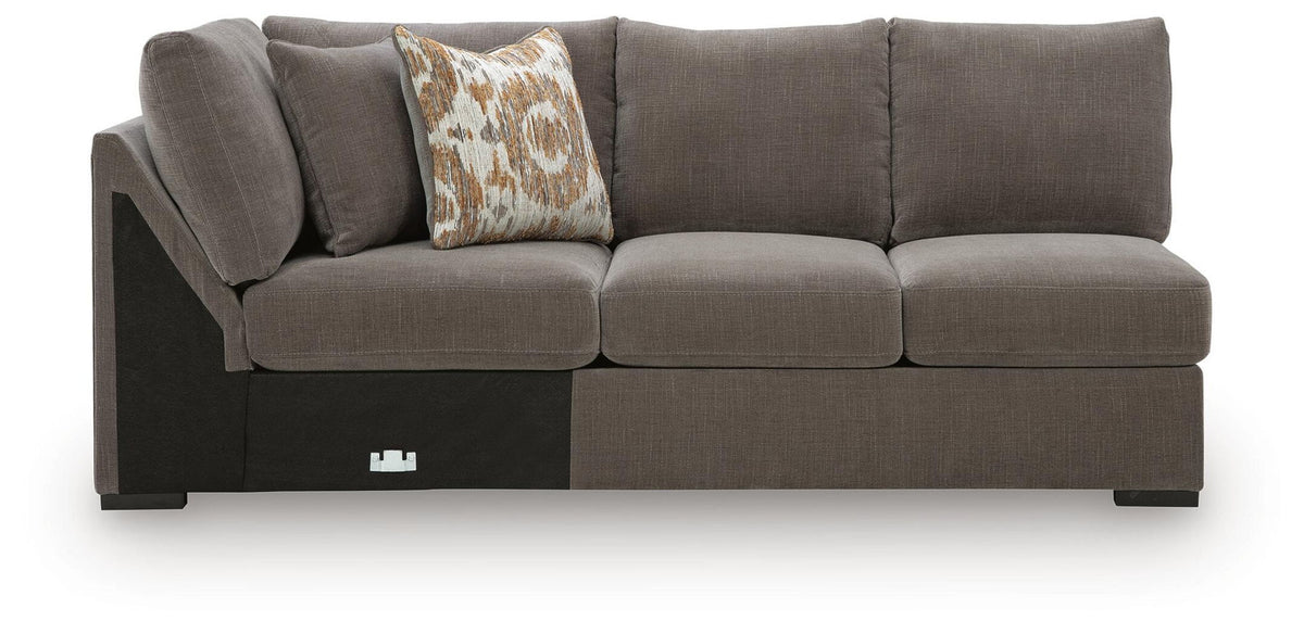 Larson Levee - LAF Armless Loveseat With Wedge - Espresso
