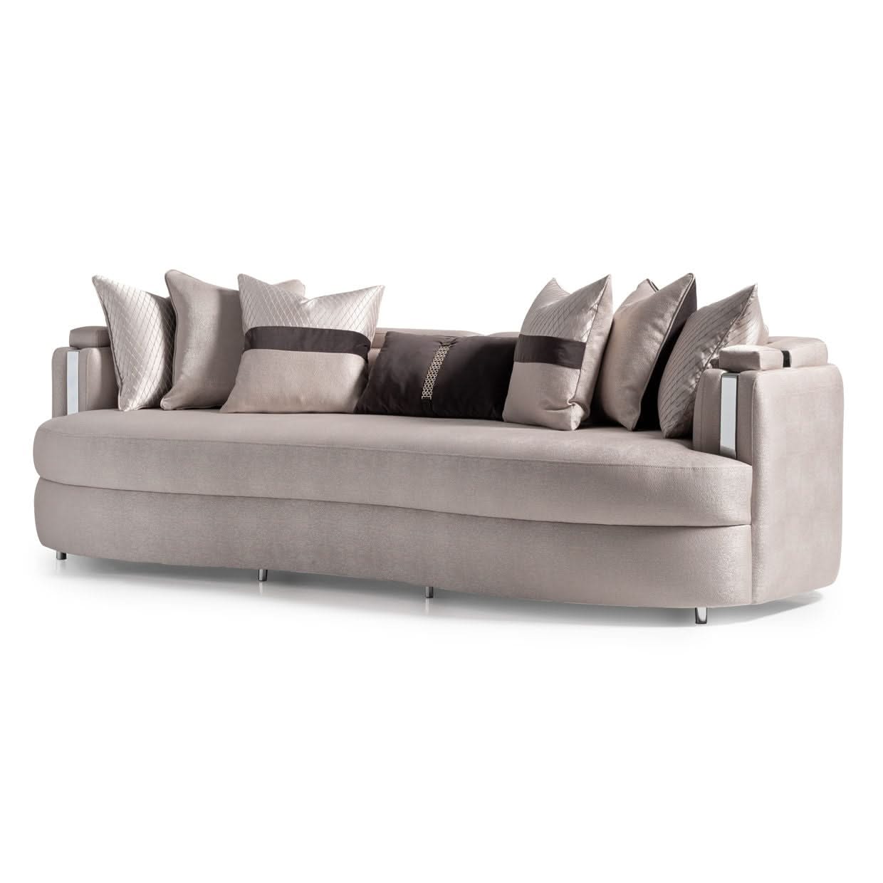 Carmela - Mansion Sofa - Zinc / Silver