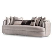 Carmela - Mansion Sofa - Zinc / Silver