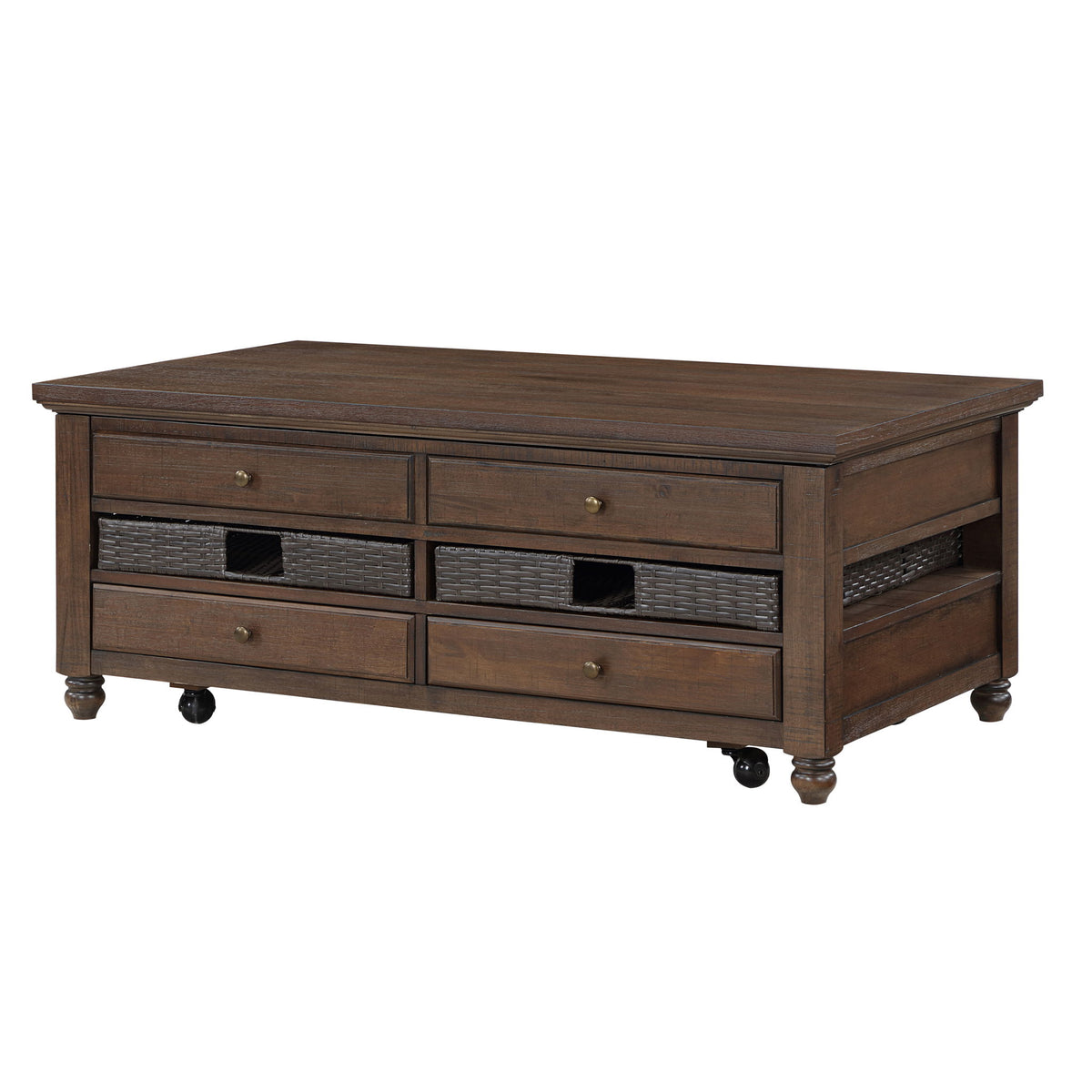 Oliver - 3 Piece Table Set - Brown